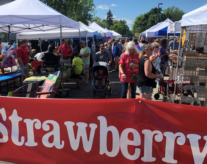 Strawberry fest in Waupaca